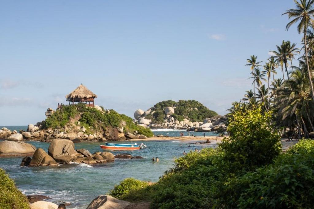 Bed and Breakfast Colibri Parque Tayrona Dentro Del Parque Nacional Tayrona Ель-Зайно Екстер'єр фото